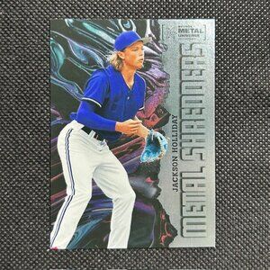 2023 Skybox Metal Universe Champions Metal Shredders Jackson Holliday RC Rookie